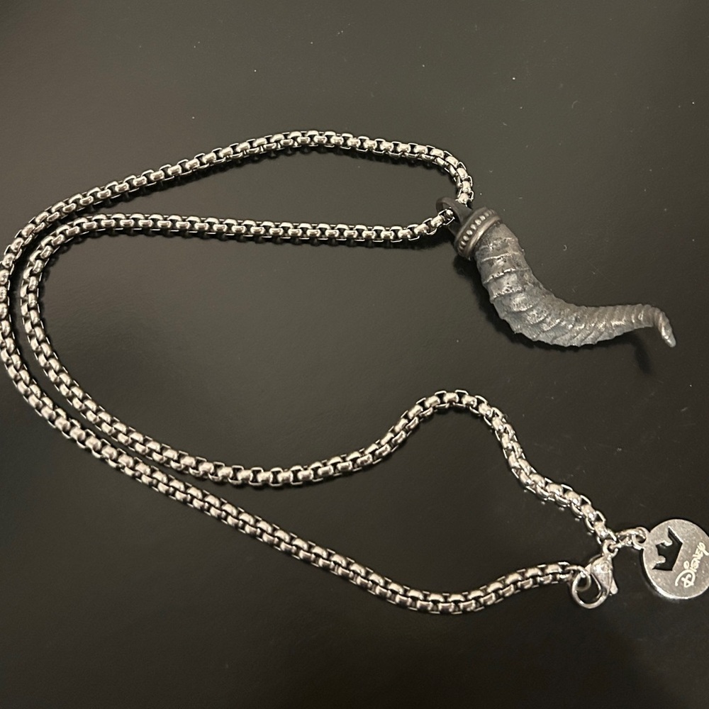 Enchanted Disney Maleficent Horn Necklace